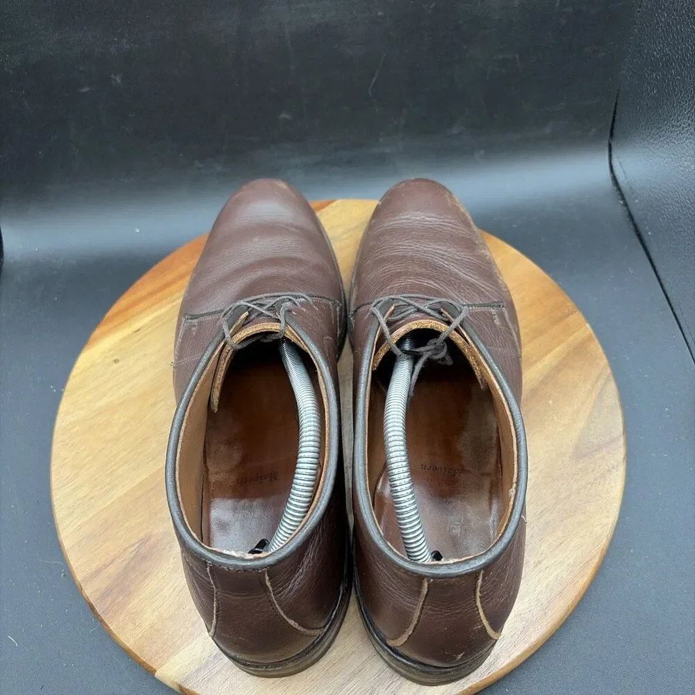 Allen Edmonds Malvern Chukka Boots Mens Size 10 D Brown Grain 9181